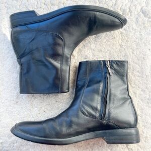 Cole Haan Waterproof Black Leather Kennedy Grand Chelsea Boots Men's 8.5